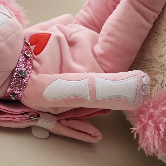 Skelanimals  Pink Plush Poodle Backpack New // on hold for BL - Picture 6 of 14